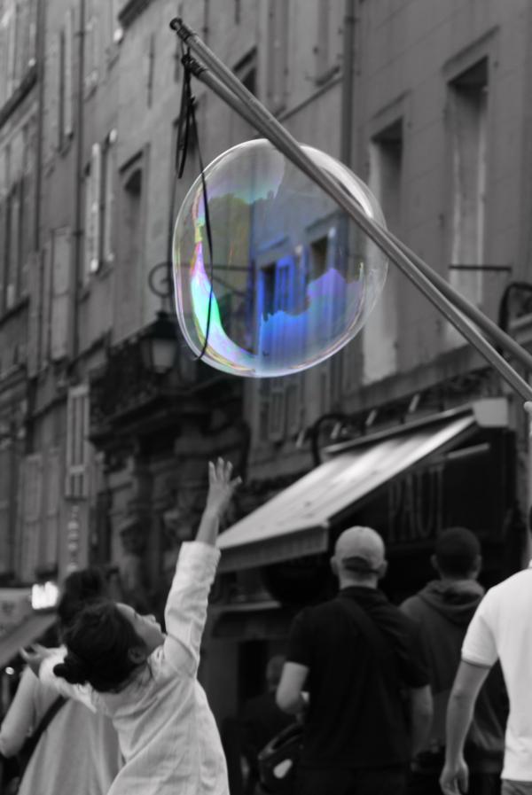 La joie d'une bulle